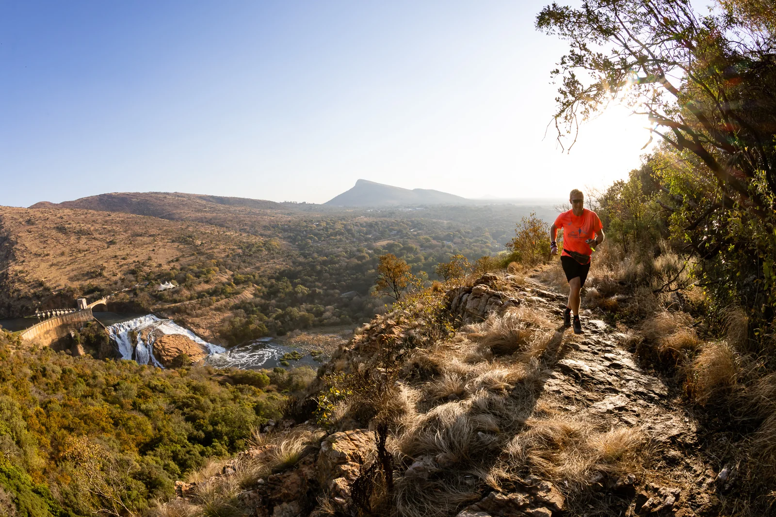 83 kilometre Harties Loop runners on trail